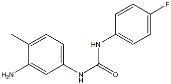 N-(3-amino-4-methylphenyl)-N'-(4-fluorophenyl)urea 구조식 이미지