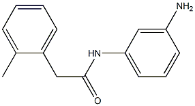 N-(3-aminophenyl)-2-(2-methylphenyl)acetamide 구조식 이미지