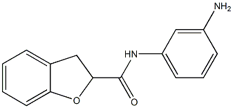 N-(3-aminophenyl)-2,3-dihydro-1-benzofuran-2-carboxamide Structure