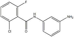 N-(3-aminophenyl)-2-chloro-6-fluorobenzamide 구조식 이미지