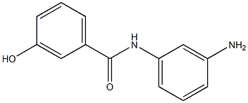 N-(3-aminophenyl)-3-hydroxybenzamide 구조식 이미지