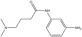 N-(3-aminophenyl)-4-(dimethylamino)butanamide 구조식 이미지