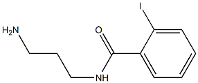 N-(3-aminopropyl)-2-iodobenzamide 구조식 이미지