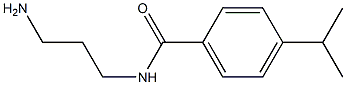 N-(3-aminopropyl)-4-isopropylbenzamide Structure