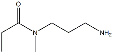 N-(3-aminopropyl)-N-methylpropanamide Structure