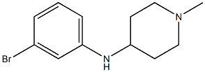 N-(3-bromophenyl)-1-methylpiperidin-4-amine 구조식 이미지