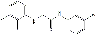 N-(3-bromophenyl)-2-[(2,3-dimethylphenyl)amino]acetamide 구조식 이미지