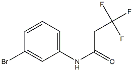 N-(3-bromophenyl)-3,3,3-trifluoropropanamide 구조식 이미지