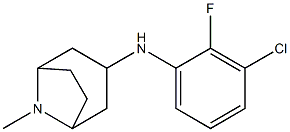 N-(3-chloro-2-fluorophenyl)-8-methyl-8-azabicyclo[3.2.1]octan-3-amine 구조식 이미지