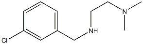 N'-(3-chlorobenzyl)-N,N-dimethylethane-1,2-diamine 구조식 이미지