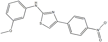 N-(3-methoxyphenyl)-4-(4-nitrophenyl)-1,3-thiazol-2-amine Structure