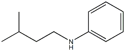 N-(3-methylbutyl)aniline 구조식 이미지