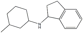 N-(3-methylcyclohexyl)-2,3-dihydro-1H-inden-1-amine 구조식 이미지