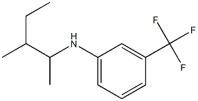 N-(3-methylpentan-2-yl)-3-(trifluoromethyl)aniline 구조식 이미지