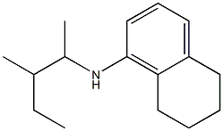 N-(3-methylpentan-2-yl)-5,6,7,8-tetrahydronaphthalen-1-amine 구조식 이미지