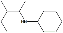 N-(3-methylpentan-2-yl)cyclohexanamine Structure