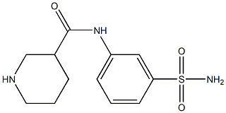 N-(3-sulfamoylphenyl)piperidine-3-carboxamide 구조식 이미지