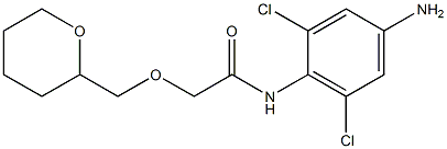 N-(4-amino-2,6-dichlorophenyl)-2-(oxan-2-ylmethoxy)acetamide Structure