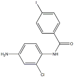 N-(4-amino-2-chlorophenyl)-4-iodobenzamide 구조식 이미지