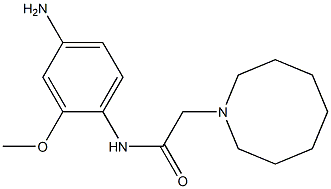 N-(4-amino-2-methoxyphenyl)-2-(azocan-1-yl)acetamide 구조식 이미지