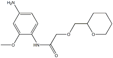 N-(4-amino-2-methoxyphenyl)-2-(oxan-2-ylmethoxy)acetamide 구조식 이미지