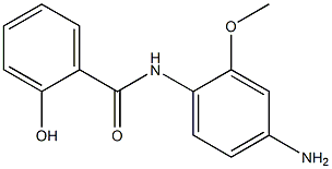 N-(4-amino-2-methoxyphenyl)-2-hydroxybenzamide 구조식 이미지