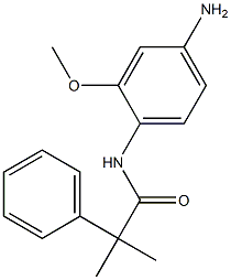 N-(4-amino-2-methoxyphenyl)-2-methyl-2-phenylpropanamide 구조식 이미지