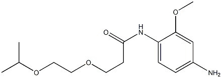 N-(4-amino-2-methoxyphenyl)-3-[2-(propan-2-yloxy)ethoxy]propanamide Structure