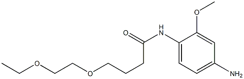 N-(4-amino-2-methoxyphenyl)-4-(2-ethoxyethoxy)butanamide Structure