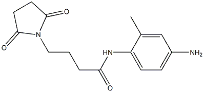 N-(4-amino-2-methylphenyl)-4-(2,5-dioxopyrrolidin-1-yl)butanamide Structure