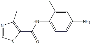 N-(4-amino-2-methylphenyl)-4-methyl-1,3-thiazole-5-carboxamide Structure
