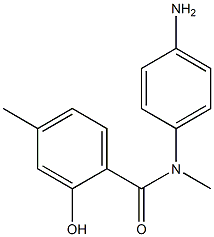 N-(4-aminophenyl)-2-hydroxy-N,4-dimethylbenzamide 구조식 이미지