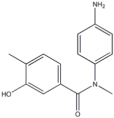 N-(4-aminophenyl)-3-hydroxy-N,4-dimethylbenzamide 구조식 이미지