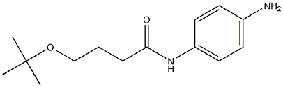 N-(4-aminophenyl)-4-(tert-butoxy)butanamide 구조식 이미지