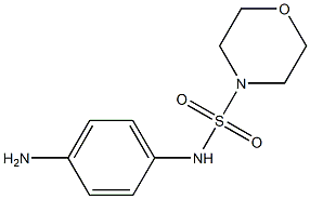 N-(4-aminophenyl)morpholine-4-sulfonamide 구조식 이미지