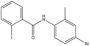 N-(4-bromo-2-methylphenyl)-2-iodobenzamide 구조식 이미지