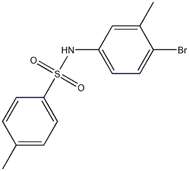 N-(4-bromo-3-methylphenyl)-4-methylbenzene-1-sulfonamide Structure