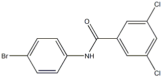 N-(4-bromophenyl)-3,5-dichlorobenzamide 구조식 이미지