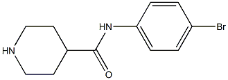 N-(4-bromophenyl)piperidine-4-carboxamide 구조식 이미지