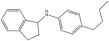 N-(4-butylphenyl)-2,3-dihydro-1H-inden-1-amine 구조식 이미지