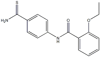 N-(4-carbamothioylphenyl)-2-ethoxybenzamide 구조식 이미지