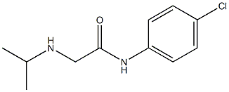 N-(4-chlorophenyl)-2-(propan-2-ylamino)acetamide Structure