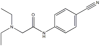 N-(4-cyanophenyl)-2-(diethylamino)acetamide 구조식 이미지