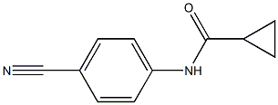 N-(4-cyanophenyl)cyclopropanecarboxamide Structure