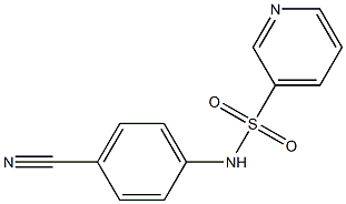 N-(4-cyanophenyl)pyridine-3-sulfonamide Structure