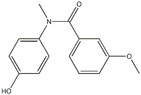 N-(4-hydroxyphenyl)-3-methoxy-N-methylbenzamide Structure