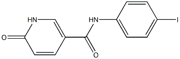 N-(4-iodophenyl)-6-oxo-1,6-dihydropyridine-3-carboxamide Structure