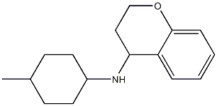 N-(4-methylcyclohexyl)-3,4-dihydro-2H-1-benzopyran-4-amine Structure