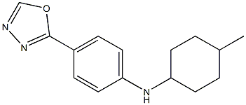 N-(4-methylcyclohexyl)-4-(1,3,4-oxadiazol-2-yl)aniline 구조식 이미지