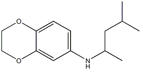 N-(4-methylpentan-2-yl)-2,3-dihydro-1,4-benzodioxin-6-amine Structure